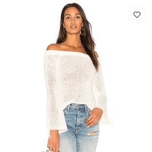 Revolve MINKPINK Antoinette off shoulder sweater